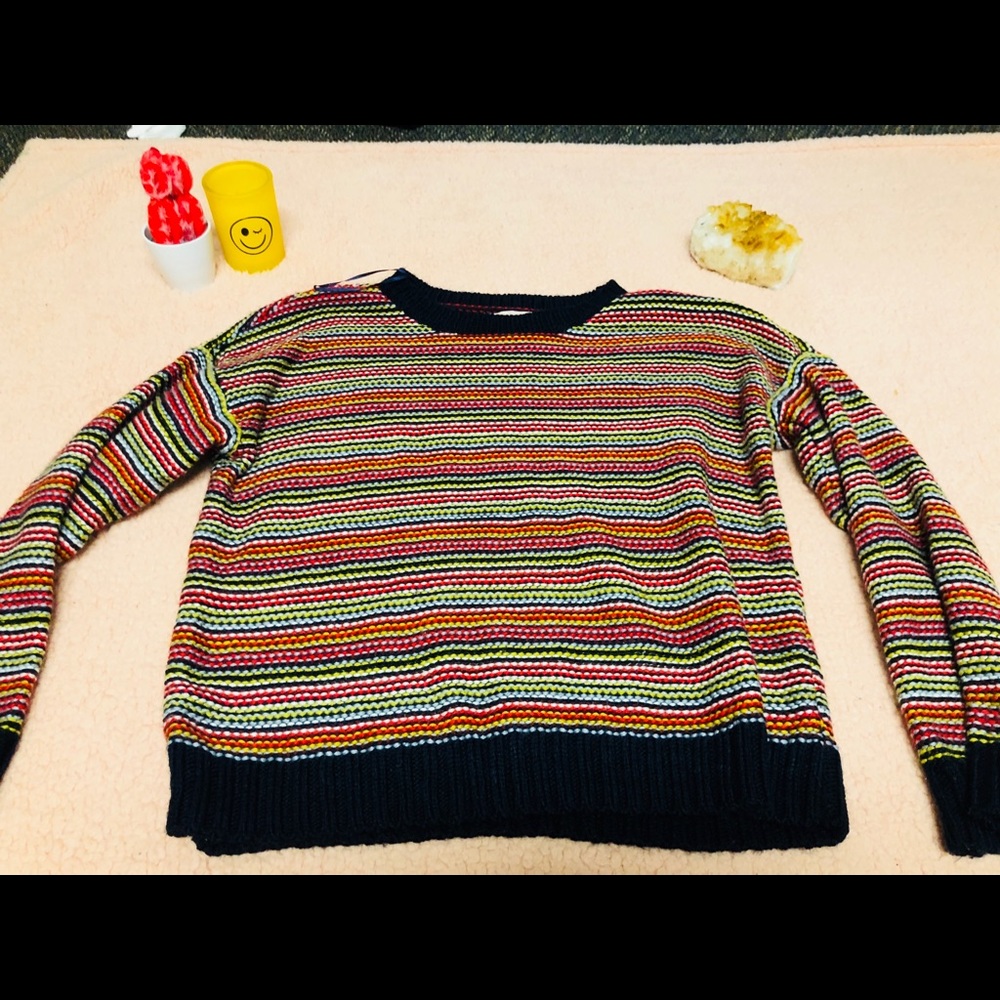 Colorful Knit Sweater